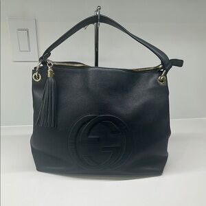 Gucci Soho Leather Hobo Shoulder Bag